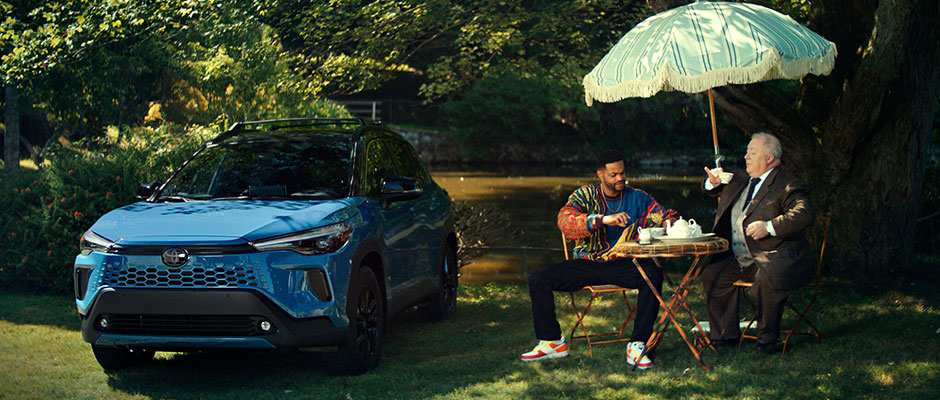 Image: Toyota's New Campaign Spotlights the Corolla Cross Hybrid with King Bach and SiriusXM